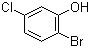 2-Bromo-5-chlorophenol molecular structure (CAS 13659-23-9)