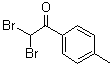 2,2-二溴-4'-甲基苯乙酮分子结构 (CAS 13664-98-7)
