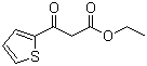 3-氧杂-3-(噻吩-2-基)丙酸乙酯分子结构 (CAS 13669-10-8)