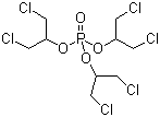 structure of CAS# 13674-87-8, Tris(2-chloro-1-(chloromethyl)ethyl)phosphate;Tris(1-chloromethyl-2-chloroethyl)phosphate; Tris(1,3-dichloroisopropyl)phosphate; Tri(beta,beta'-dichloroisopropyl)phosphate; Phosphoric acid tris(1,3-dichloro-2-propyl)ester; Fyrol FR 2; PF 38; TCPP; TDCPP