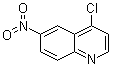 4-氯-6-硝基喹啉分子结构 (CAS 13675-94-0)