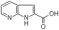 1H-Pyrrolo[2,3-b]pyridine-2-carboxylic acid molecular structure (CAS 136818-50-3)