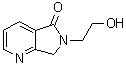 6,7-Dihydro-6-(2-hydroxyethyl)-5H-pyrrolo[3,4-b]pyridin-5-one molecular structure (CAS 136842-80-3)