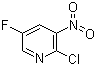 structure of CAS# 136888-21-6, 2-Chloro-5-fluoro-3-nitropyridine