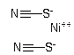 Nickel thiocyanate molecular structure (CAS 13689-92-4)
