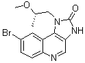 8-Bromo-1,3-dihydro-1-[(2S)-2-methoxypropyl]-2H-imidazo[4,5-c]quinolin-2-one molecular structure (CAS 1369532-69-3)