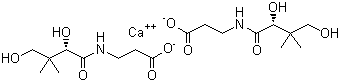 structure of CAS# 137-08-6, Calcium pantothenate;Vitamin B5; Pantothenic acid calcium salt; D-(+)-Pantothenic acid calcium salt