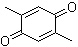 2,5-二甲基-2,5-环己二烯-1,4-二酮分子结构 (CAS 137-18-8)