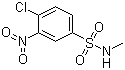 4-氯-N-甲基-3-硝基苯磺酰胺分子结构 (CAS 137-48-4)