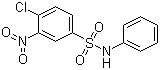 结构式 CAS# 137-49-5, 4-氯-3-硝基-N-苯基苯磺酰胺