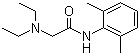 Lidocaine molecular structure (CAS 137-58-6)