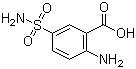 2-Amino-5-(aminosulphonyl)benzoic acid molecular structure (CAS 137-65-5)