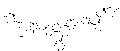 structure of CAS# 1370468-36-2, Elbasvir;MK 8742