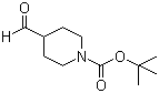 1-Boc-4-piperidinecarboxaldehyde molecular structure (CAS 137076-22-3)