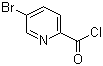 结构式 CAS# 137178-88-2, 5-溴吡啶-2-甲酰氯