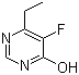 structure of CAS# 137234-87-8, 6-Ethyl-5-fluoro-pyrimidin-4-ol;4-Ethyl-5-fluoro-6-hydroxypyrimidine; 6-Ethyl-5-fluoropyrimidin-4(3H)-one