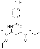 N-(4-氨基苯甲酰基)-L-谷氨酸二乙酯分子结构 (CAS 13726-52-8)