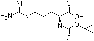 N-Boc-L-arginine molecular structure (CAS 13726-76-6)