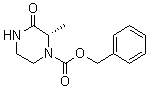 (2S)-2-甲基-3-氧代-1-哌嗪羧酸苯甲酯分子结构 (CAS 1373232-22-4)
