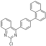 2-Chloro-4-[4-(1-naphthalenyl)phenyl]-quinazoline molecular structure (CAS 1373265-62-3)