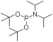 N,N-二异丙基亚磷酰胺二叔丁酯分子结构 (CAS 137348-86-8)