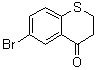 结构式 CAS# 13735-13-2, 6-溴-2,3-二氢-4H-1-苯并噻喃-4-酮