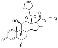 Chloro Fluticasone Furoate molecular structure (CAS 1374153-88-4)