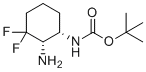 tert-butyl (1S,2S)-2-amino-3,3-difluorocyclohexylcarbamate molecular structure (CAS 1374973-19-9)