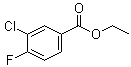 结构式 CAS# 137521-81-4, 3-氯-4-氟苯甲酸乙酯