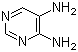 structure of CAS# 13754-19-3, 4,5-Diaminopyrimidine