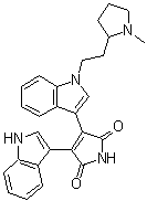 Bisindolylmaleimide II molecular structure (CAS 137592-45-1)