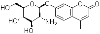 4-Methylumbelliferyl 2-amino-2-deoxy-alpha-D-glucopyranoside molecular structure (CAS 137687-00-4)