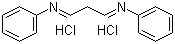 Malonaldehyde bis(phenylimine) dihydrochloride molecular structure (CAS 137692-98-9)