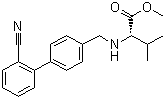structure of CAS# 137863-89-9, N-[(2'-Cyano-(1,1'-biphenyl)-4-yl)methyl)]valine methyl ester;N-[(2'-Cyano[1,1'-biphenyl]-4-yl)methyl]-L-valine methyl ester