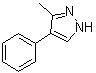 3-Methyl-4-phenyl-1H-pyrazole molecular structure (CAS 13788-84-6)