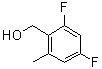 2,4-Difluoro-6-methylbenzenemethanol molecular structure (CAS 1379220-74-2)