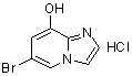 结构式 CAS# 1379358-48-1, 6-溴咪唑并[1,2-a]吡啶-8-醇盐酸盐