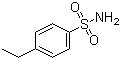 structure of CAS# 138-38-5, 4-Ethylbenzenesulfonamide ;p-Ethylbenzenesulfonamide