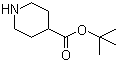 结构式 CAS# 138007-24-6, 4-哌啶甲酸叔丁酯