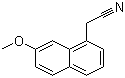 7-Methoxy-1-naphthylacetonitrile molecular structure (CAS 138113-08-3)