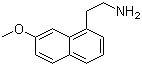 structure of CAS# 138113-09-4, 2-(7-Methoxy-1-naphthyl)ethanamine