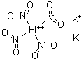 Dipotassium tetranitroplatinate molecular structure (CAS 13815-39-9)