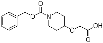 (1-N-Cbz-piperidin-4-yloxy)acetic acid molecular structure (CAS 138163-07-2)