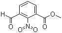 structure of CAS# 138229-59-1, Methyl 3-formyl-2-nitrobenzoate;3-Formyl-2-nitrobenzoic acid methyl ester