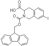 3,4-Dihydro-7-iodo-2,3(1H)-isoquinolinedicarboxylic acid 2-(9H-fluoren-9-ylmethyl) ester molecular structure (CAS 1383132-10-2)