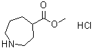Hexahydro-1H-azepine-4-carboxylic acid methyl ester hydrochloride (1:1) molecular structure (CAS 1383132-15-7)