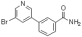 3-(5-Bromo-3-pyridinyl)benzamide molecular structure (CAS 1383133-39-8)