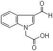 3-Formylindol-1-yl-acetic acid molecular structure (CAS 138423-98-0)