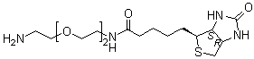 结构式 CAS# 138529-46-1, (+)-生物素基-3,6-二氧杂辛二胺