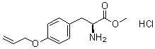 structure of CAS# 138535-28-1, O-2-Propenyl-L-tyrosine methyl ester hydrochloride